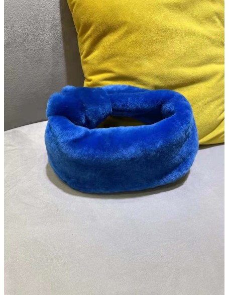 Wholesale Fashion Cute Real sheep Fur handbags woman bags luxury famous brands fur women bag with fur handle