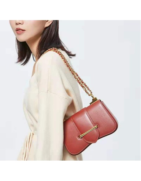 Trendy Ladies genuine leather Purse Crossbody Bag Women retro Fashion Leather Unique Purses And shoulder bags