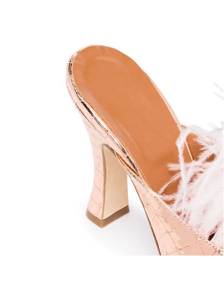 Latest ladies thick base slippers shoes and sandals