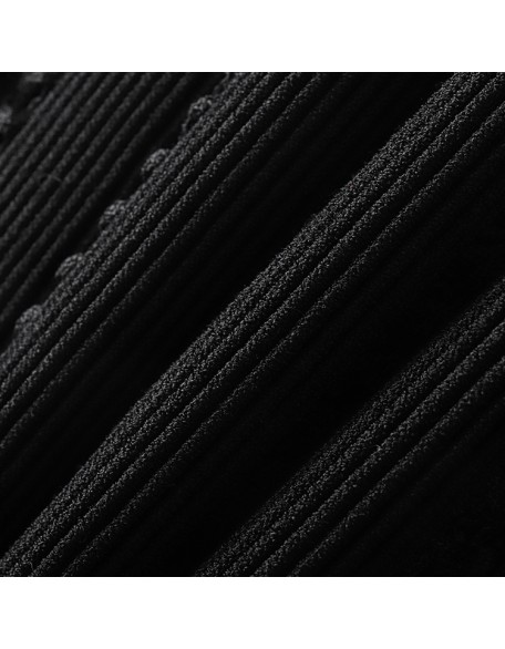 Knitwear manufacturers custom black roundneck long sleeve hollow out casual sweaters for women with design knit sweater