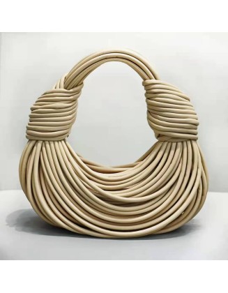 Hot Sales Brand New Designed Hobo Bags Solid Faux Leather High Quality Luxury Half Moon Bags