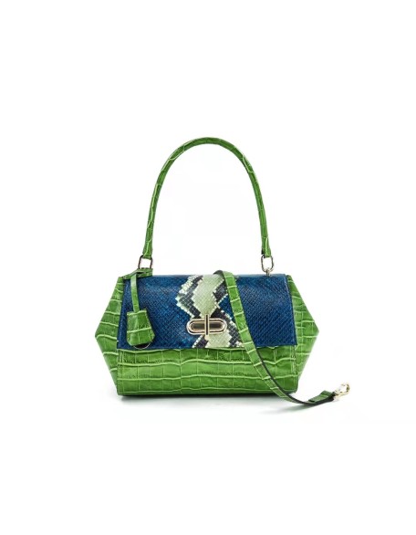 Wholesale Hot Genuine Leather Crossbody Women Hand Bag Snake Printed Designer Handbags Famous Brands Luxury Shoulder Bag Purses