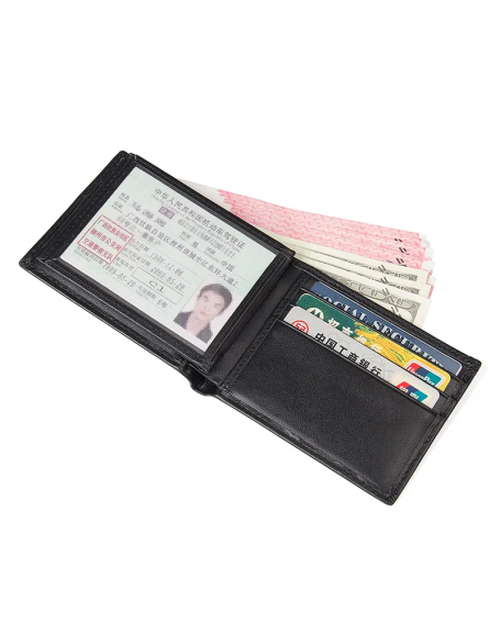 2022 New Style Genuine Leather Men Purse Cash Wallets
