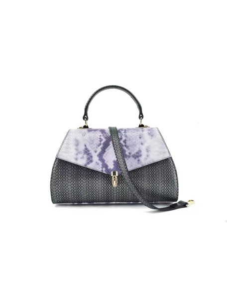 Fashion Cover Unique Clutch Shoulder Bag Snake Pattern Sling Bag Luxury Crocodile Pattern Crossbody Leather Handbag for Women