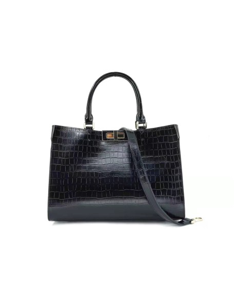 2022 designer trendy shoulder bag high quality wholesale tote bag snake pattern genuine leather handbag for women