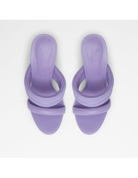 Eco Friendly women shoes summer sandals slide high heels with soft upper