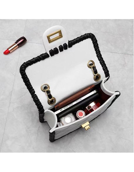 Top Seller Luxury Sheep Skin Women's Messenger Bags Gold Chain Leather Bags Fashion Ladies Handbags