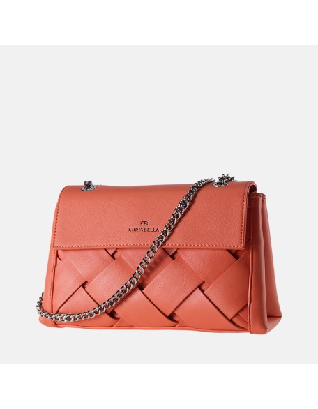 New wholesale fashion women PU leather woven handbags elegance sling purse handbag for women ladies