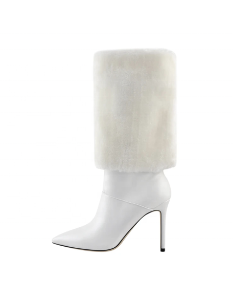 Brand added snow boot women's fur material little girl boots shoes ODM design New fashion footwear factory collection