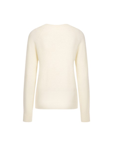 Knitwear manufacturers custom fall winter roundneck long sleeve cashmere blend 2022 fashion women sweaters knit sweater