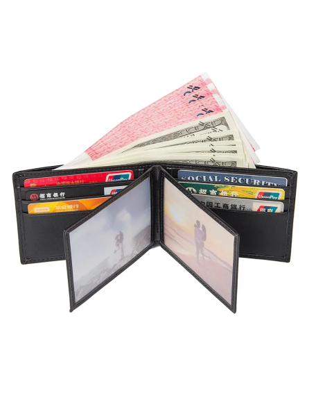 2022 New Style Genuine Leather Men Purse Cash Wallets