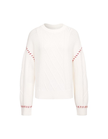 Knitwear manufacturers custom fall roundneck long sleeve wool casual solid color knitted pullover sweater women knit sweater