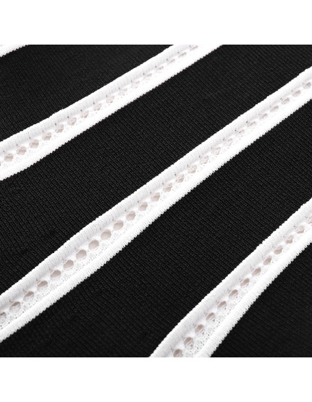 Knitwear manufacturers custom summer black v neck sleeveless sexy fashion casual plus size sweater dress knitted women's dresses