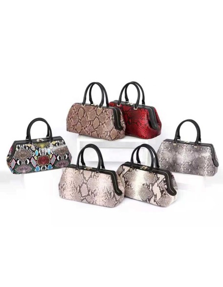 Women Hand Bags 2021 Fashion Genuine Leather Brand Designer Purse Ladies Snake Pattern Handbags 5 Pcs Single Daily Life CAPS-041