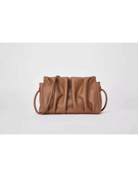 Hot Selling Popular Fashional Cappuccino Fashion Spring Design Cowhide Bag Crossbody Ladies Leather Purse And Handbags