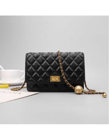 Chain Handbags Women Bags Ladies Original Leather Messenger Leather Bag Best Selling Latest Metal Lady, Handbag GENUINE Leather