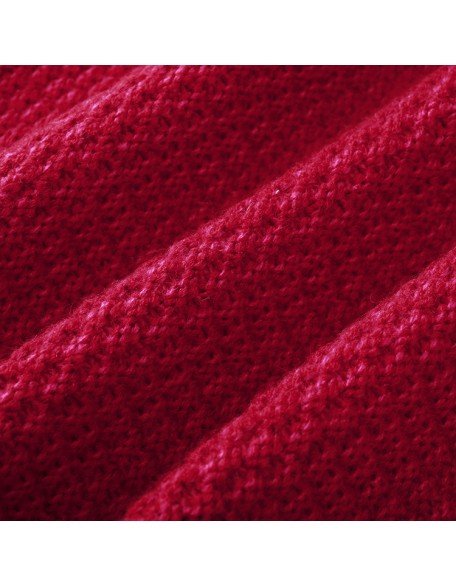 Knitwear manufacturers custom red high waist wool blend mini fashion casual short skirts for women sexy knitted women's skirts