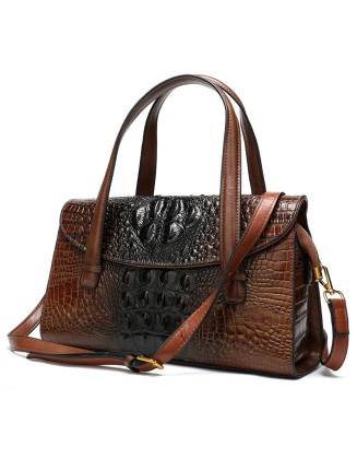 Drop Shopping Fashion Designer Women's Genuine Leather Shoulder Tote Crossbody handbag For Women