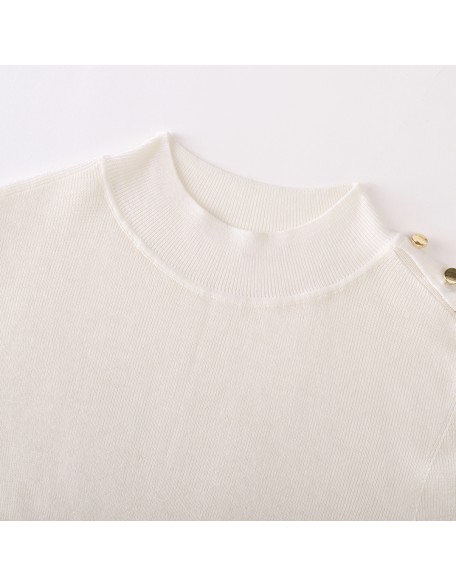 Knitwear manufacturers custom turtleneck casual wool women sweater autumn pullovers tricot pull femme knit women's sweaters