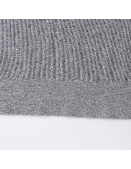 Oem Clothing Women Wool Knit Fall Sweater Custom Polo Collar Striped for Women Pullovers Autumn Computer Knitted Casual Standard