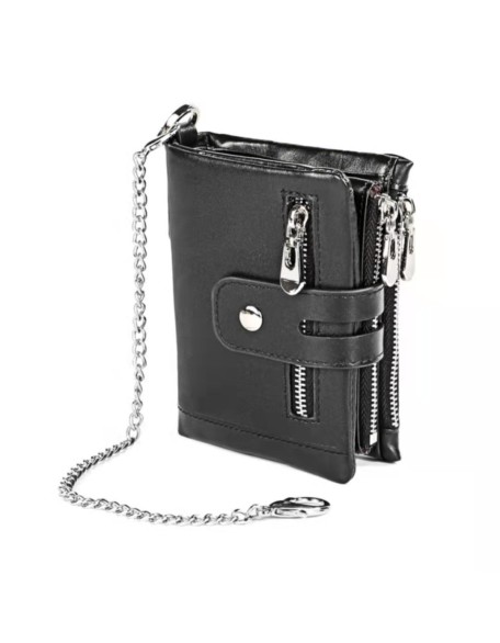 cappuccino RFID Genuine Cowhide Leather luxury Purse Casual Small Mini Leather Wallets Vintage Gents Mens Slim Wallet