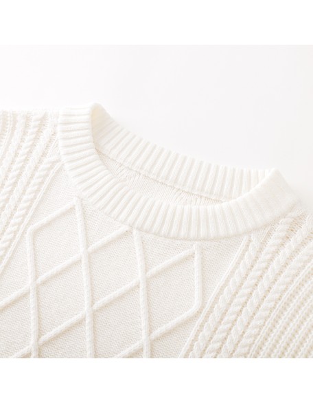 Knitwear manufacturers custom fall roundneck long sleeve wool casual solid color knitted pullover sweater women knit sweater