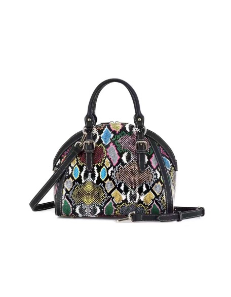 New Design Snake Pattern Shoulder Bag Luxury Genuine Leather Cross Body Bag High Quality Handbags for Women