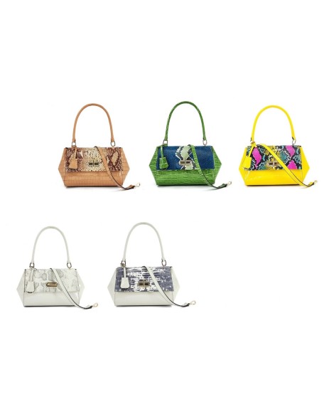 Wholesale Hot Genuine Leather Crossbody Women Hand Bag Snake Printed Designer Handbags Famous Brands Luxury Shoulder Bag Purses