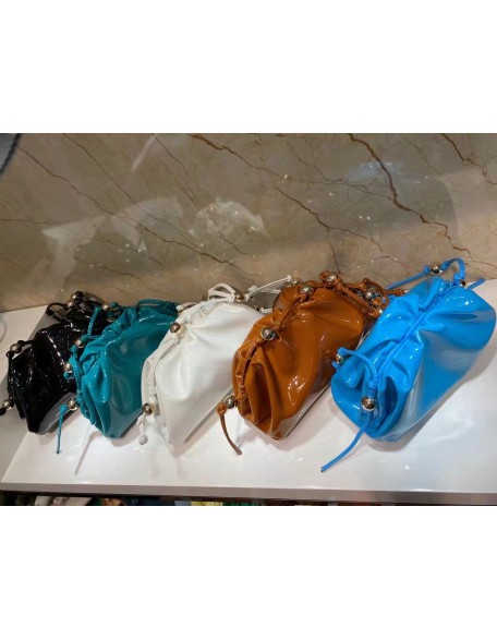 Black Friday New Designer Dumpling Shoulder Bag Bright Light Cross Body Bag Genuine Leather Cloud Handbag For Women