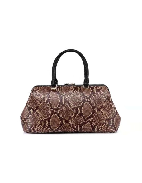 Women Hand Bags 2021 Fashion Genuine Leather Brand Designer Purse Ladies Snake Pattern Handbags 5 Pcs Single Daily Life CAPS-041