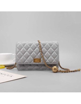 Chain Handbags Women Bags Ladies Original Leather Messenger Leather Bag Best Selling Latest Metal Lady, Handbag GENUINE Leather