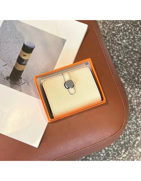 2022 New Designer Togo Leather Wallet Classical Mini Card Holder First Layer Cowhide Leather Wallet for Women