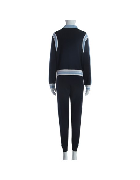 2021 Spring Autumn sweater cardigan jacket women's new loose fitting outer wear POLO collar knit shirt