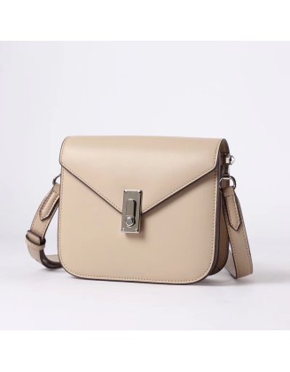 Fashion Crossbody Bag Women European Cowhide Leather Handbag Factory Direct Supply Women Single