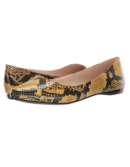Slip on lightweight casual girl rubber material shoes women flats