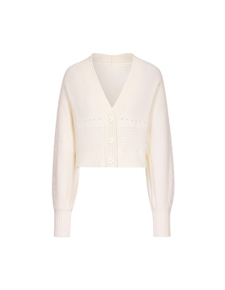 Knitwear manufacturers custom v neck long sleeve loose elegant casual women cardigans light weight knit sweater cardigan women