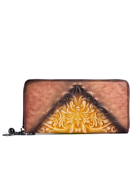 Christmas 2022 Hot Sale Gift Purses Multi-slot Card Holder Long Style Luxury Genuine Leather Wallets for Women