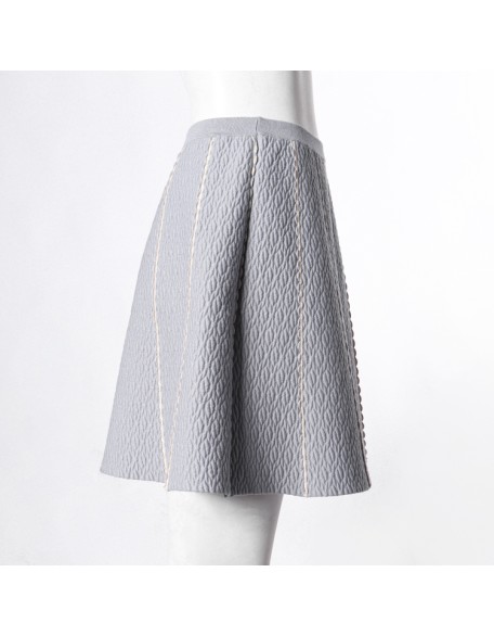 Knitwear manufacturers custom new designs summer knit mature women sexy mini skirt