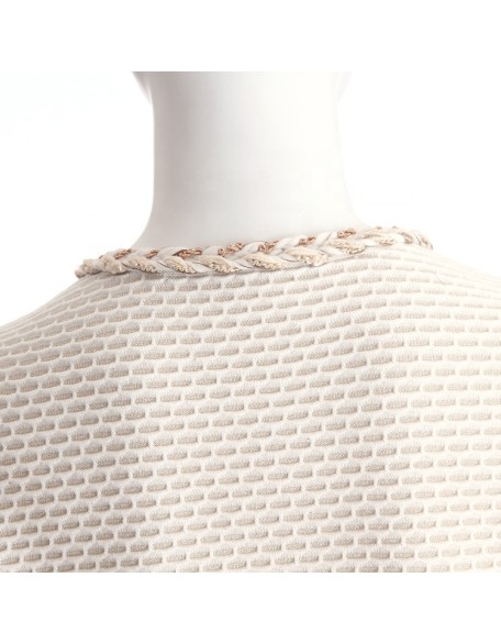Factory outlet Long-sleeved hollow pattern knitted coat
