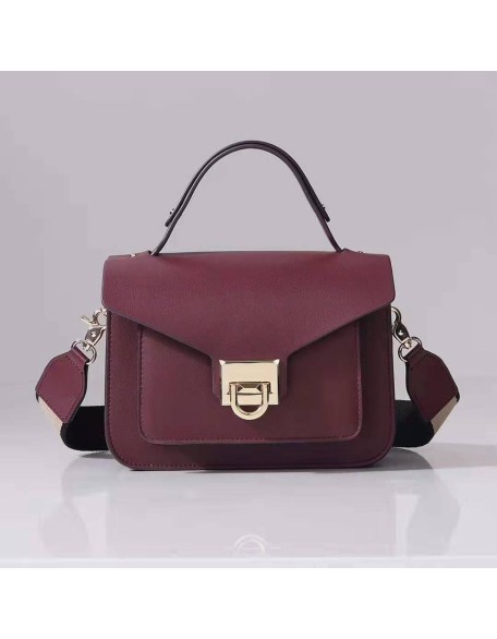 Superior Quality High Grade New Style Cowhide Luxury Genuine Leather Handbags For Women Solid Saddle Bags