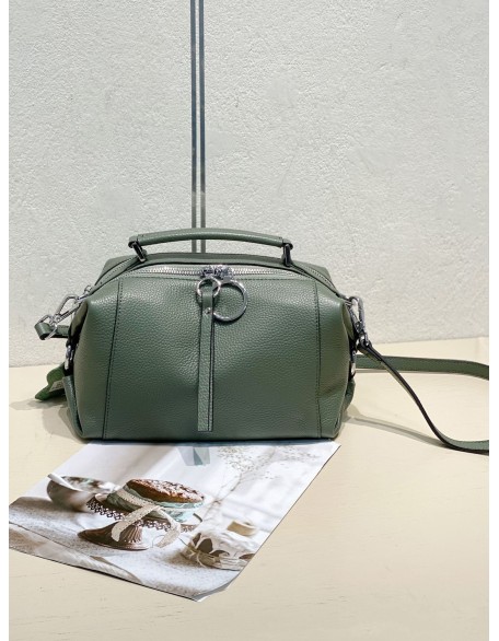 Factory wholesale high quality genuine leather crossbody bag luxury cowhide handbag for women