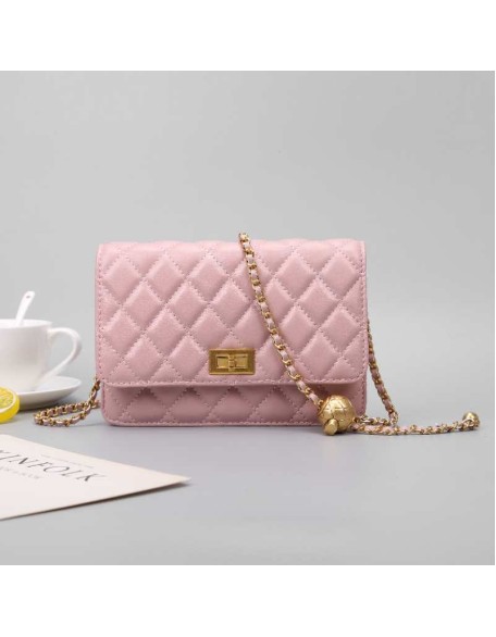 Chain Handbags Women Bags Ladies Original Leather Messenger Leather Bag Best Selling Latest Metal Lady, Handbag GENUINE Leather
