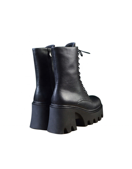 2022 new vampire boots women's ankle martin boots PU material factory wholesaler