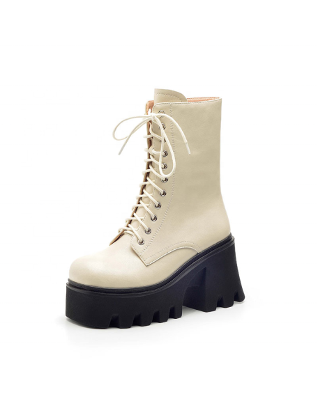 2022 new vampire boots women's ankle martin boots PU material factory wholesaler
