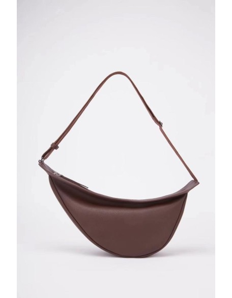 Mini Handbag Bags Factory Bulk Cappuccino Special Design Cowhide Leather Half Genuine Leather Ladies Shoulder Cover