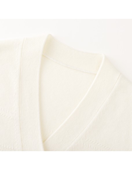 Knitwear manufacturers custom fall v neck long sleeve casual plus size cardigan for women wool knit sweater cardigan