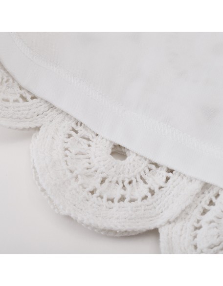 Knitwear manufacturers custom summer white fashion elegant mini women crochet skirt