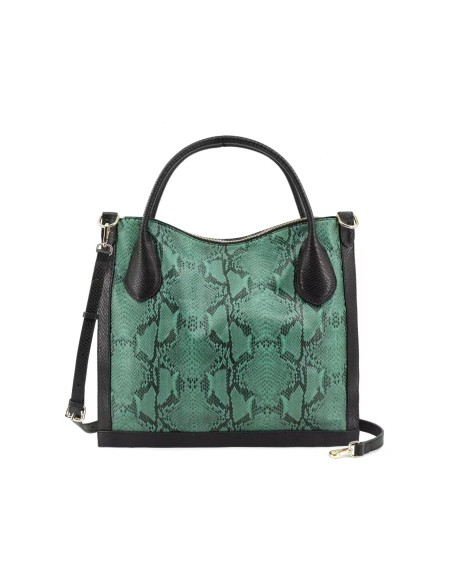 Elegant 2022ss Snake Print Bags Designer Vintage Genuine Leather Big Tote Shoulder Bags for Women