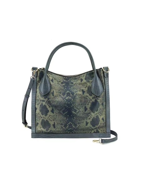 Elegant 2022ss Snake Print Bags Designer Vintage Genuine Leather Big Tote Shoulder Bags for Women