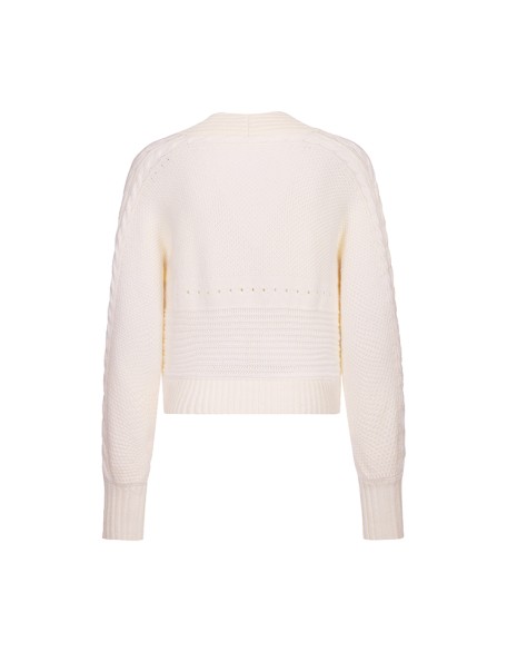 Knitwear manufacturers custom spring 2023 v neck loose casual ladies knitted women's cardigan sweaters coat knit sweater women